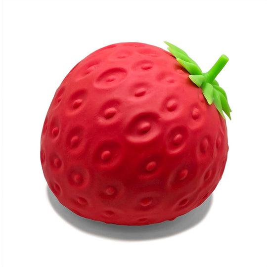 Jumbo Scented Strawberry Squishy TPR Rubber Stress Relief Toy