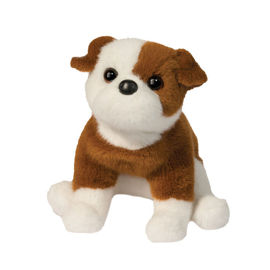 Douglas Cuddle Toy Bubbie Bulldog Soft Plush Toy 9-Inch