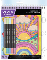 Brea Reese Glitter Marker Spiral Pad Spring Landscape