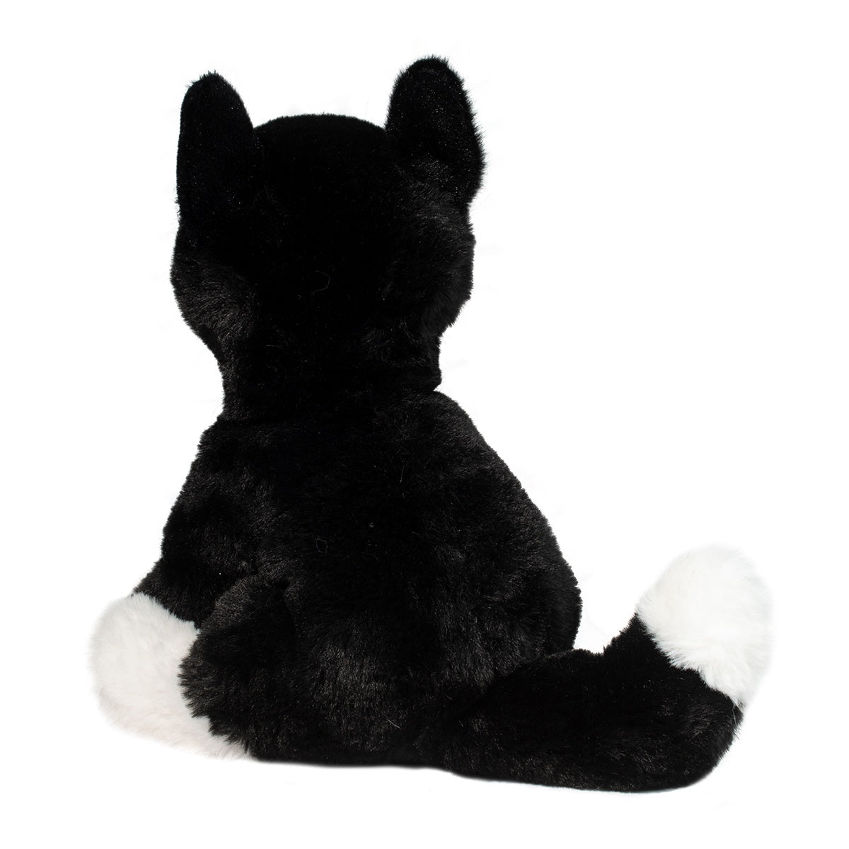 Douglas Cuddle Toy Beckie Black and White Cat Plush 10-Inch