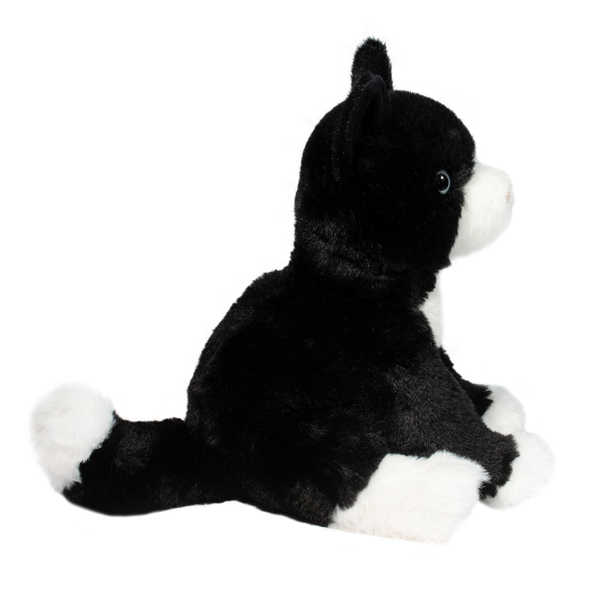 Douglas Cuddle Toy Beckie Black and White Cat Plush 10-Inch