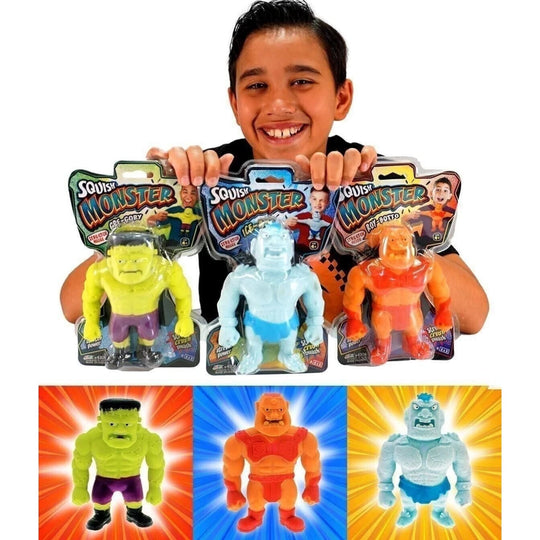 Ja-Ru Jumbo Squish Monster 6-Inch Stretchy Fidget Sensory Toy