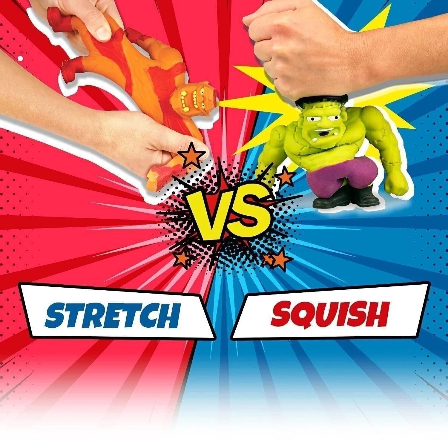 Ja-Ru Jumbo Squish Monster 6-Inch Stretchy Fidget Sensory Toy