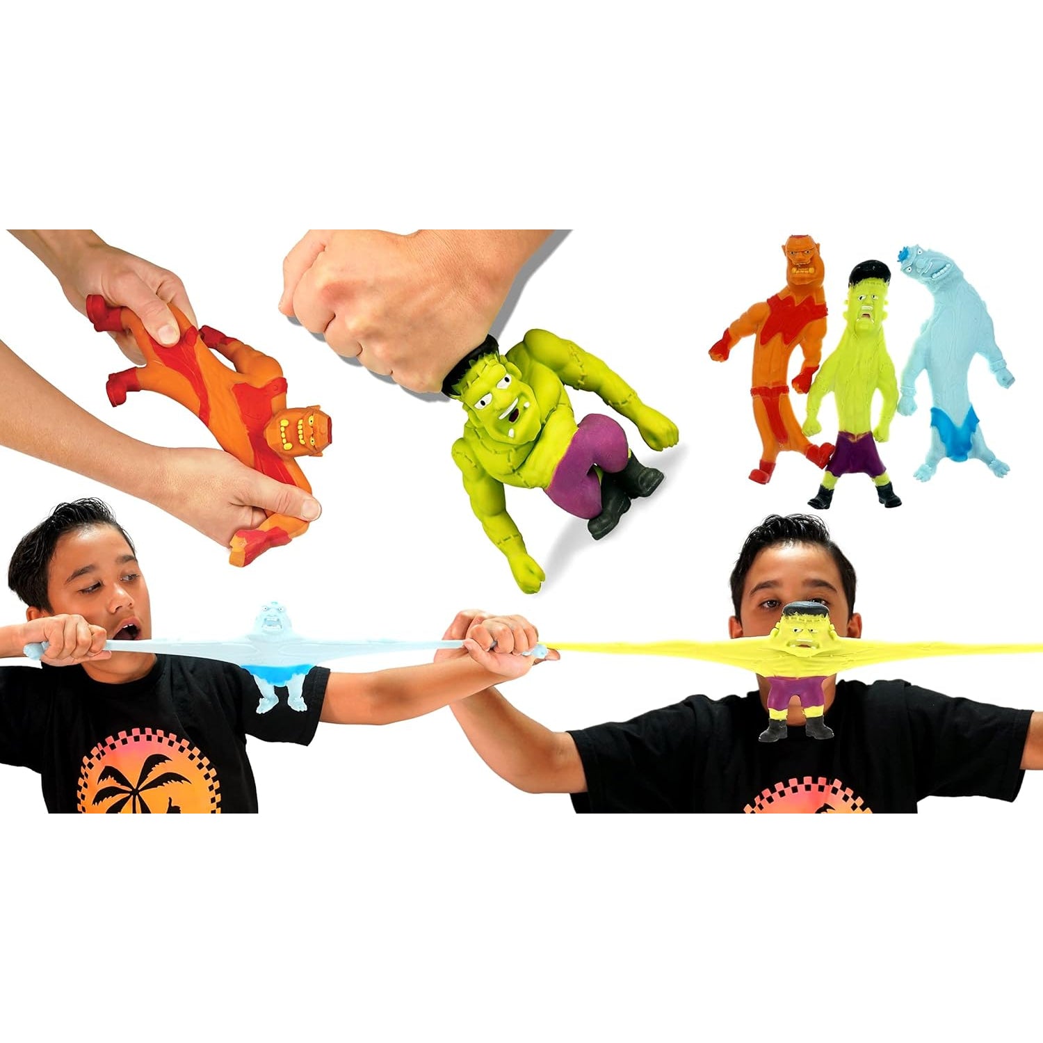 Ja-Ru Jumbo Squish Monster 6-Inch Stretchy Fidget Sensory Toy