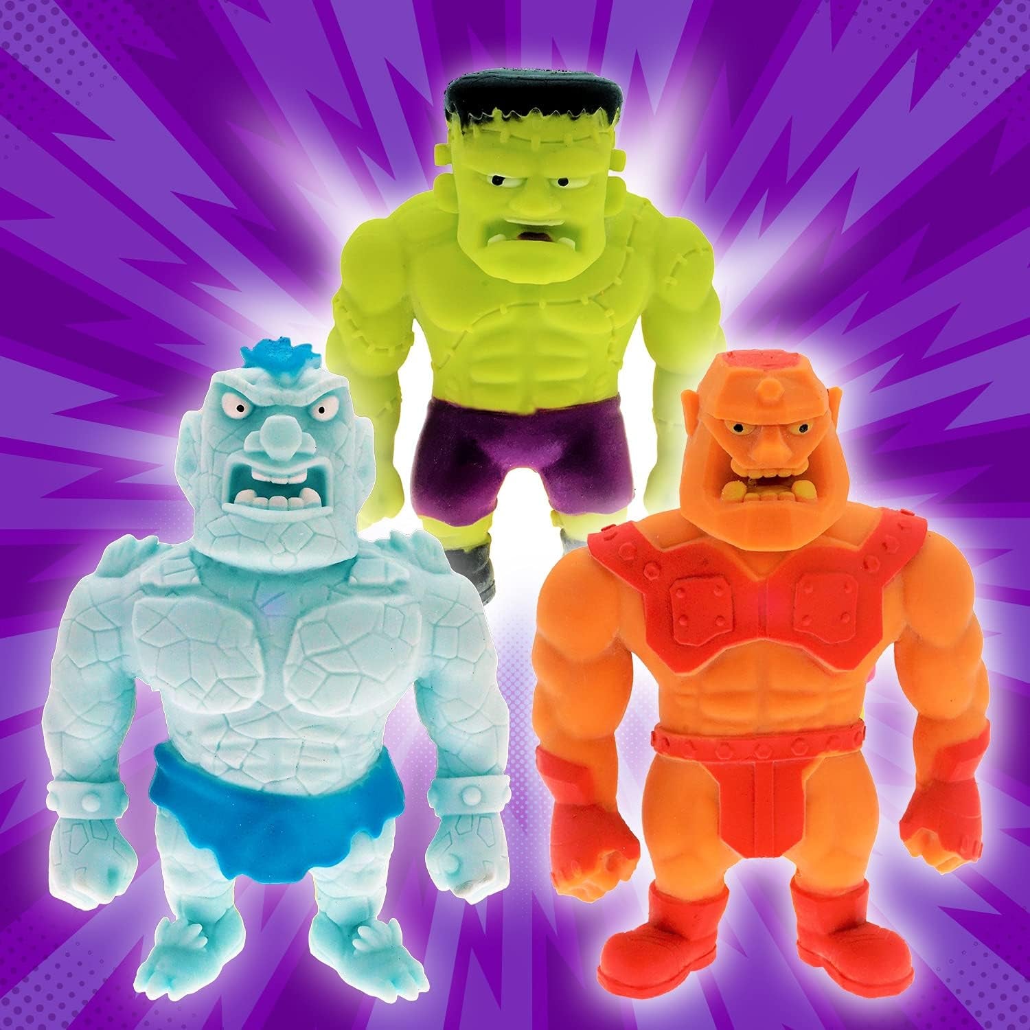 Ja-Ru Jumbo Squish Monster 6-Inch Stretchy Fidget Sensory Toy