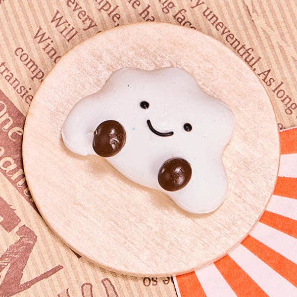 SqueezeSquad Taba Deluxe Premium Silicone Squishy Fidget Toy - Cloud Dumpling