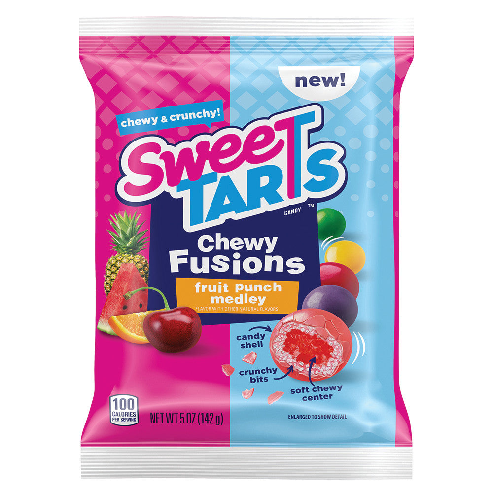 SweeTARTS Chewy Fusions 5 oz Peg Bag