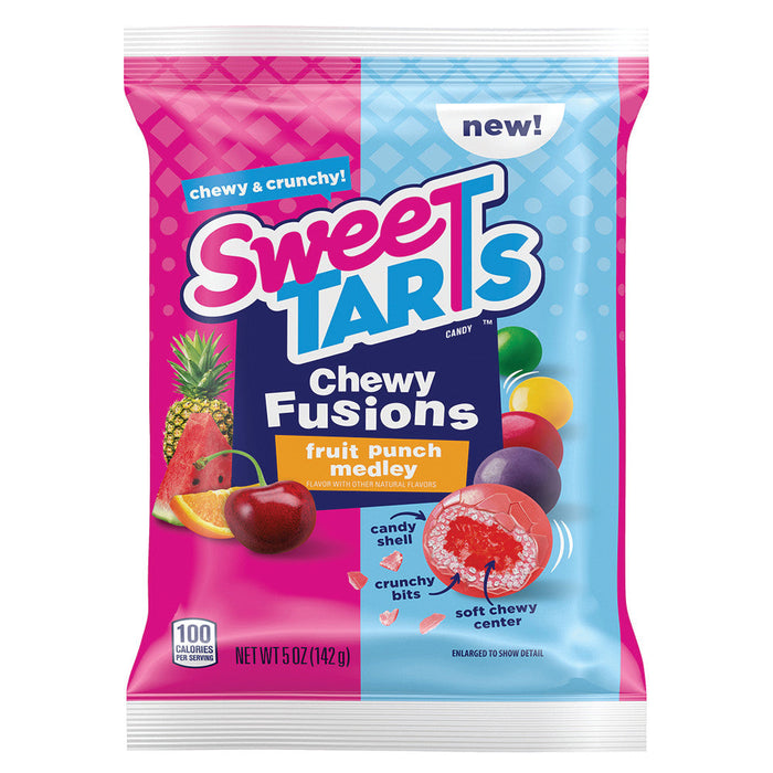 SweeTARTS Chewy Fusions 5 oz Peg Bag
