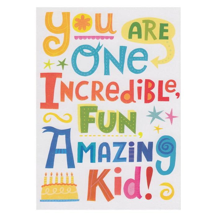 BIRTHDAY: AMAZING KID CARD