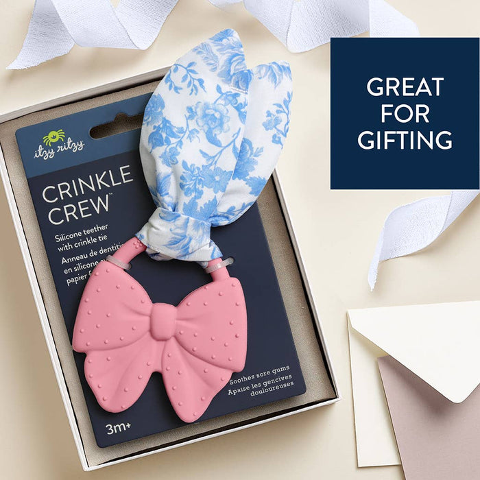 Bow Crinkle Crew Infant Teether