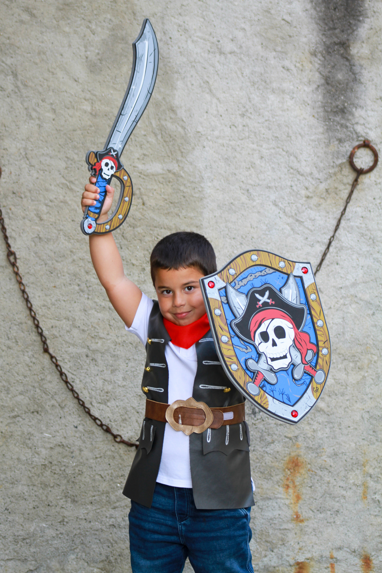 Great Pretenders Captain Skully Pirate EVA Foam Shield