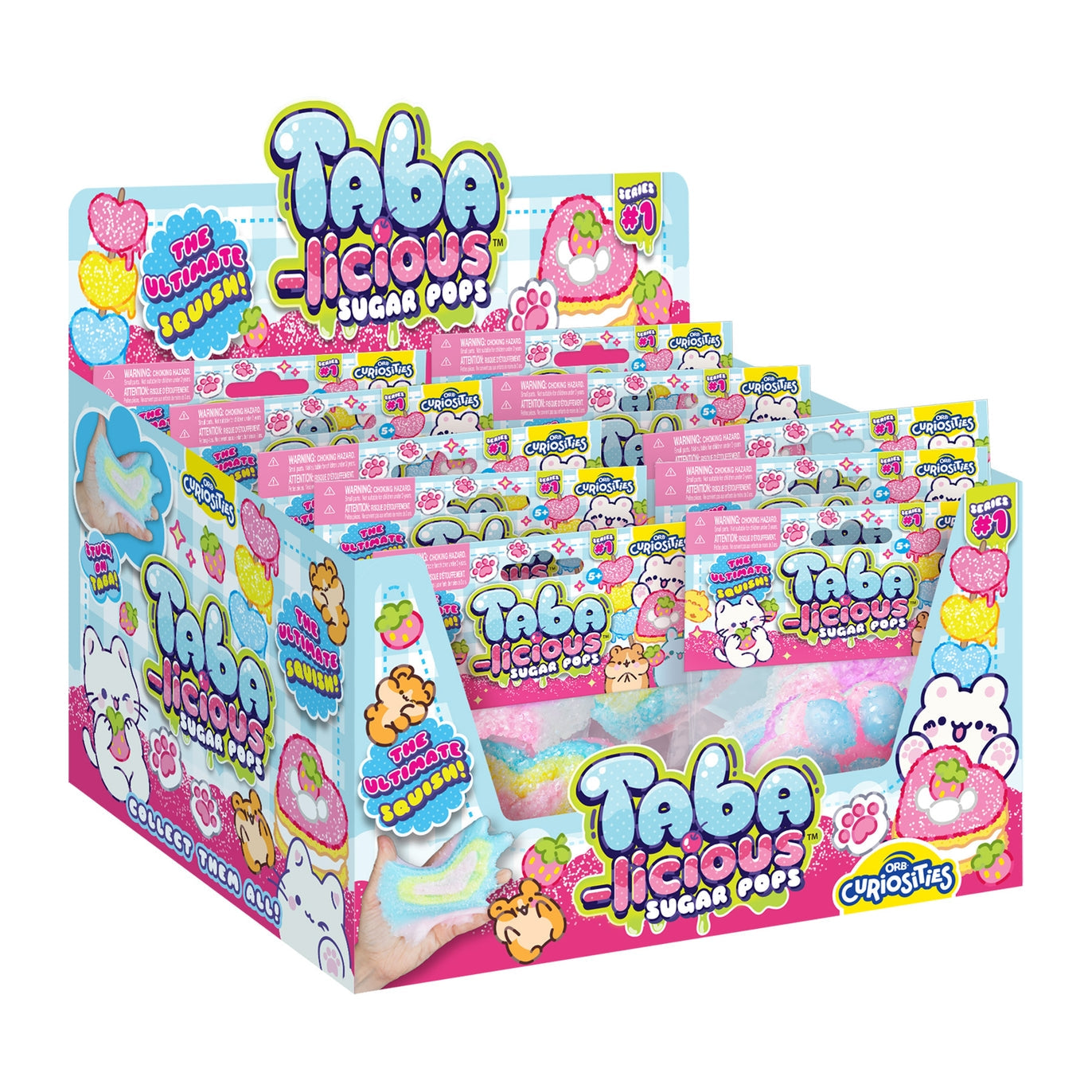 Taba-licious Sugar Pops Sparkling Squishy Sensory Toy