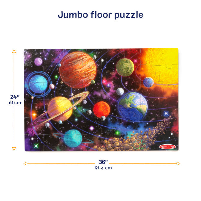 New! Solar System Floor Puzzle - 48 Pieces