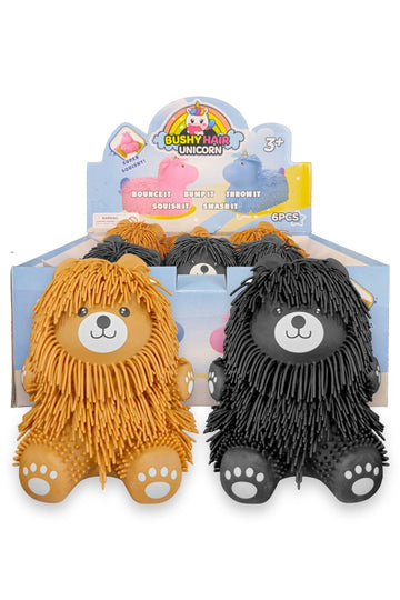 Jumbo Noodle Lion Bear Spiky Puffer LED Squishy