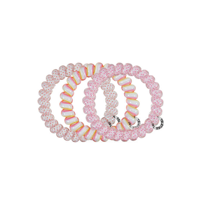 TELETIES Just Keep Swimming Large Hair Ties 3-Pack