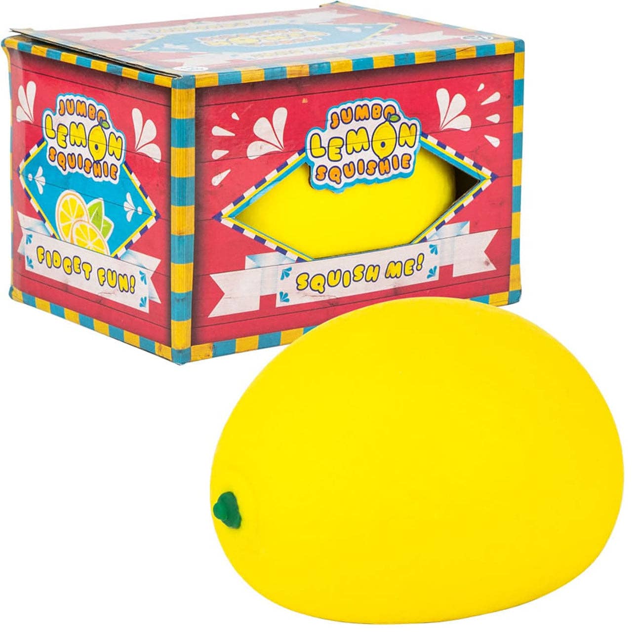 Jumbo Doh Filled Lemon - Soft Stress Squishy Ball Fruit
