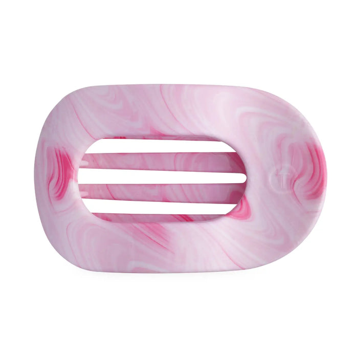 Teleties Pinch Me! Medium Flat Round Hair Clip Pink