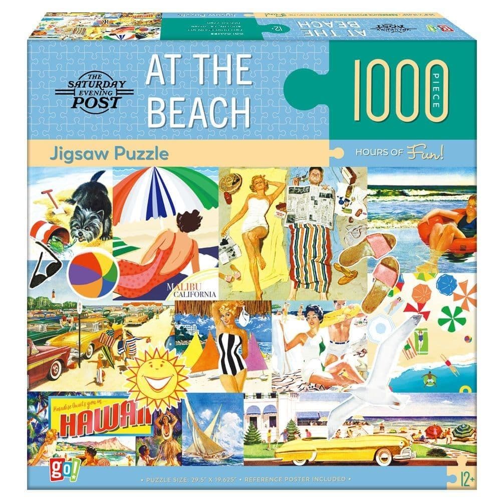 Honeycomb Learning At The Beach 1000-Piece Puzzle