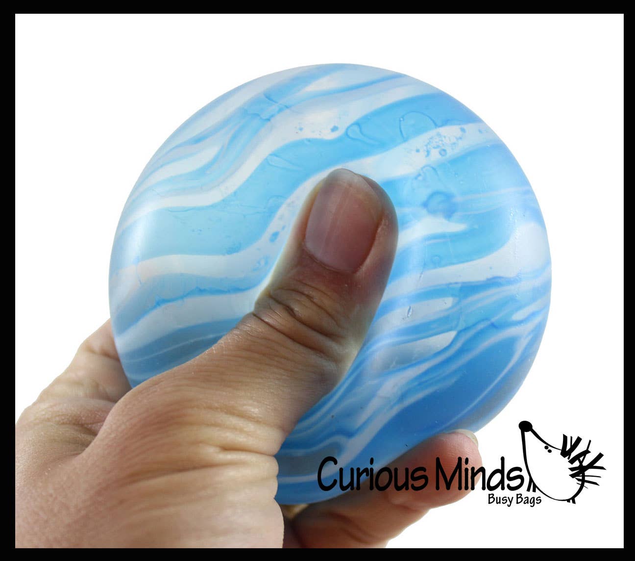 Single Marble Sugar Ball - Thick Glue/Gel Stretch Ball - Squishy