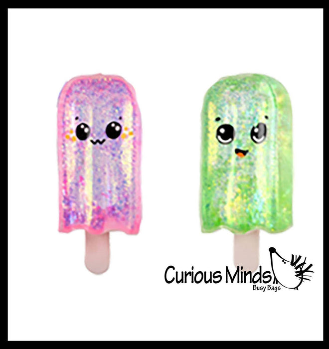 Large 4.5" Popsicle Shaped Ball - Thick Glue/Gel
