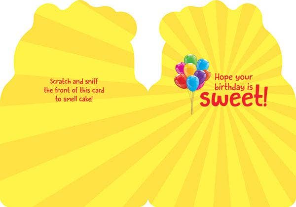 Birthday Cake Scratch & Sniff-Vanilla Card