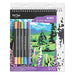 Brea Reese Color-by-Number Marker Pad Kit Mountain Landscapes