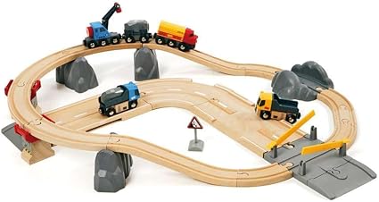 BRIO World - Rail & Road Loading Set