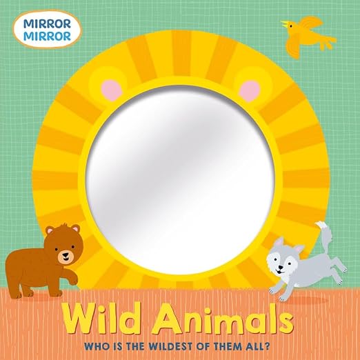Wild Animals Mirror Mirror Interactive Board Book for Toddlers