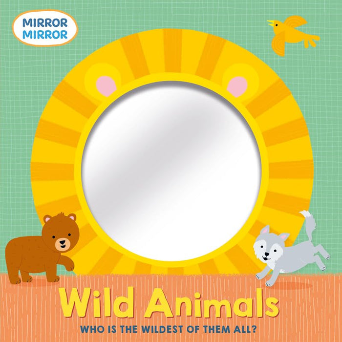 Wild Animals Mirror Mirror Interactive Board Book for Toddlers