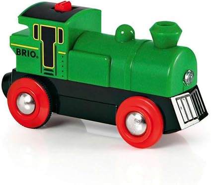 BRIO World Engine Train - Battery Powered Wooden Toy