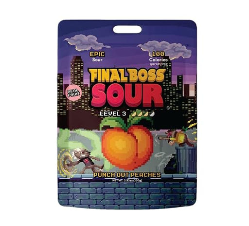 Final Boss Punch-Out Peaches Sour Candy Pack