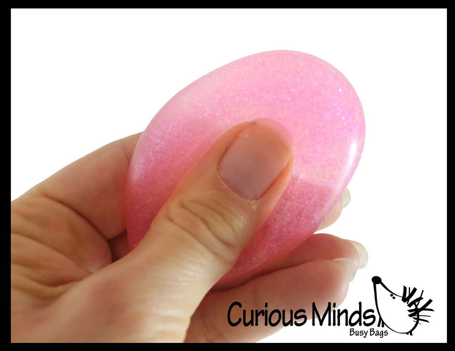 Single Small 1.5" Glitter Stress Ball
