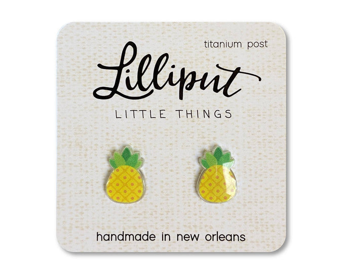 Pineapple Earrings // Summer Earrings