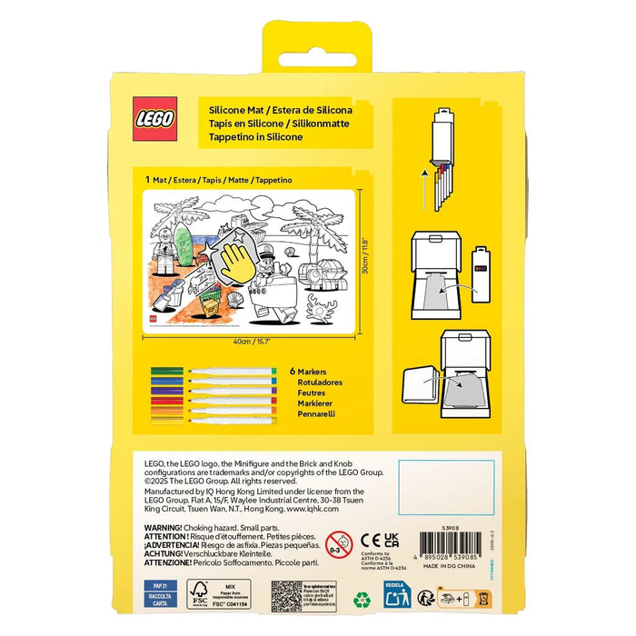 LEGO Kids Color Me Pirate Silicone Mat 53908