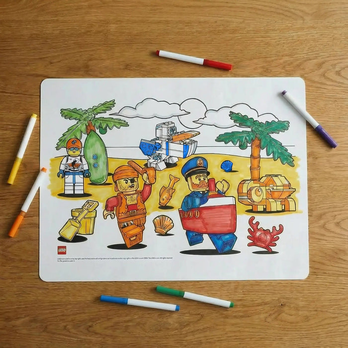 LEGO Kids Color Me Pirate Silicone Mat 53908