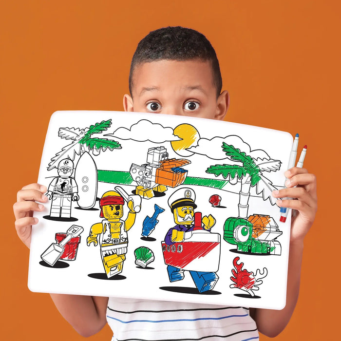 LEGO Kids Color Me Pirate Silicone Mat 53908