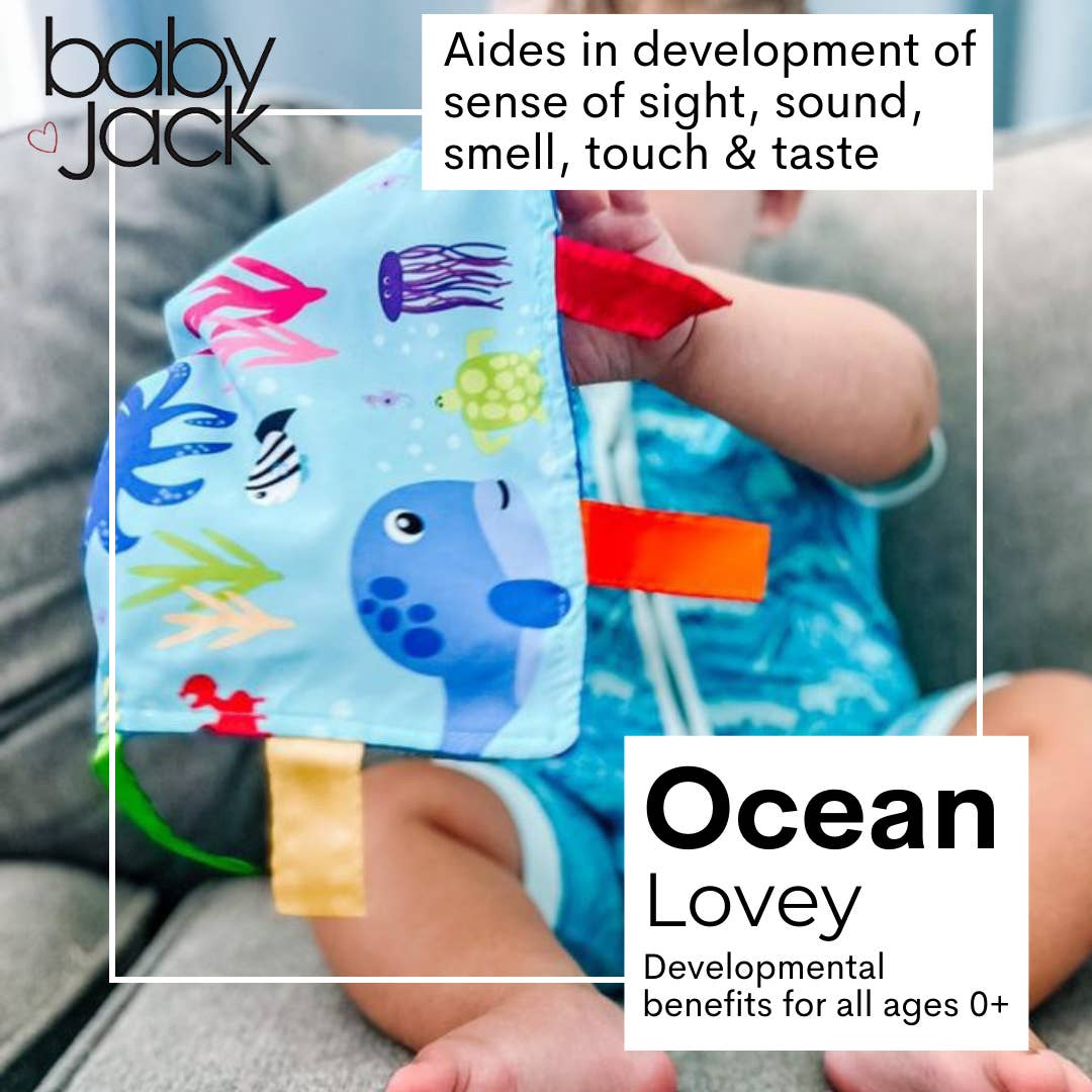 Ocean Fish Crinkle Tag