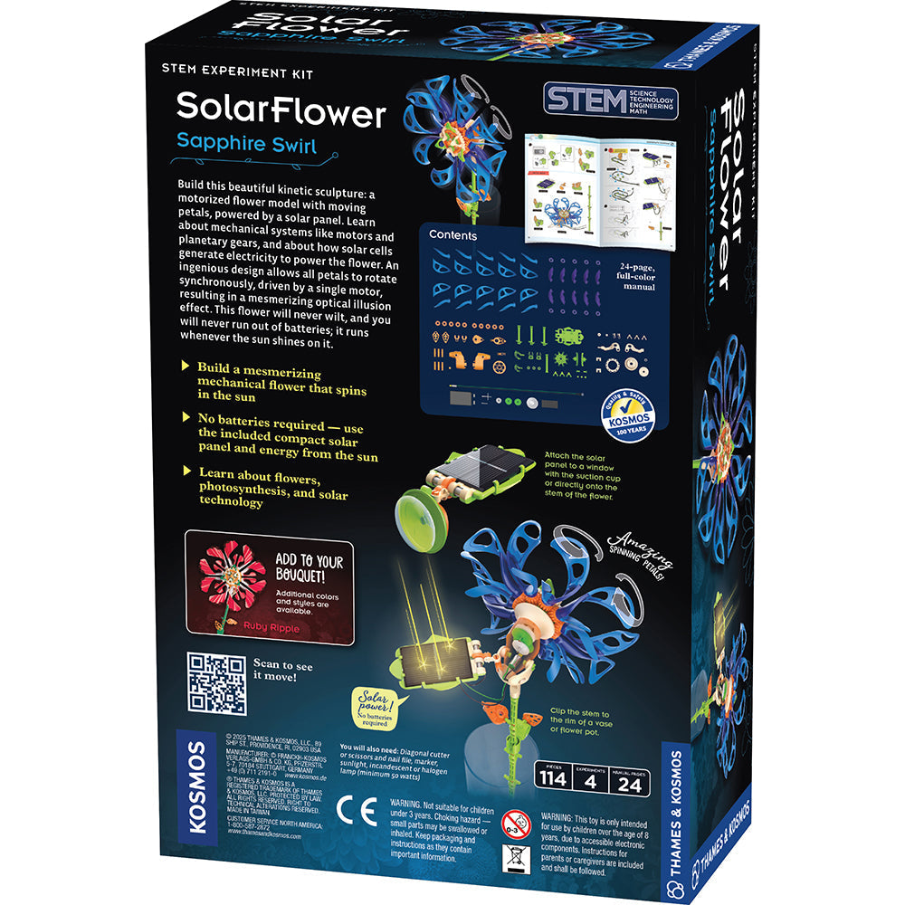 Solar Flower Sapphire Swirl Thames & Kosmos