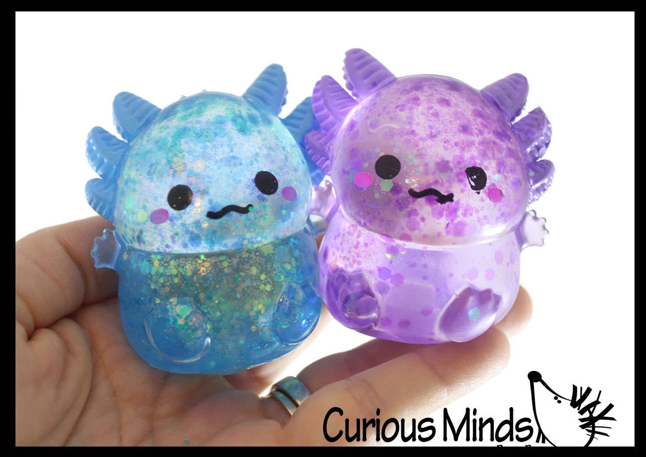 Single Axolotl Sugar Ball - Syrup Molasses Thick Glue/Gel Stress