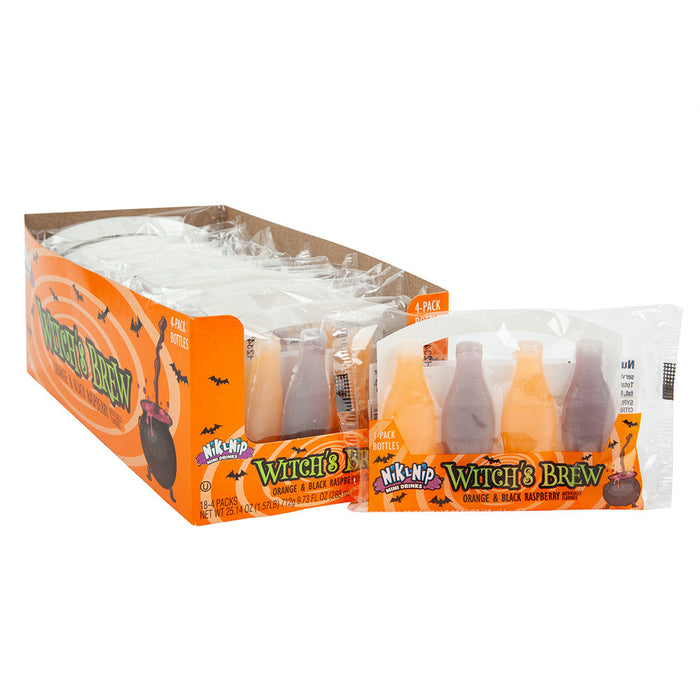 Charms Nik-L-Nip Witch's Brew Halloween Candy 4-Pack