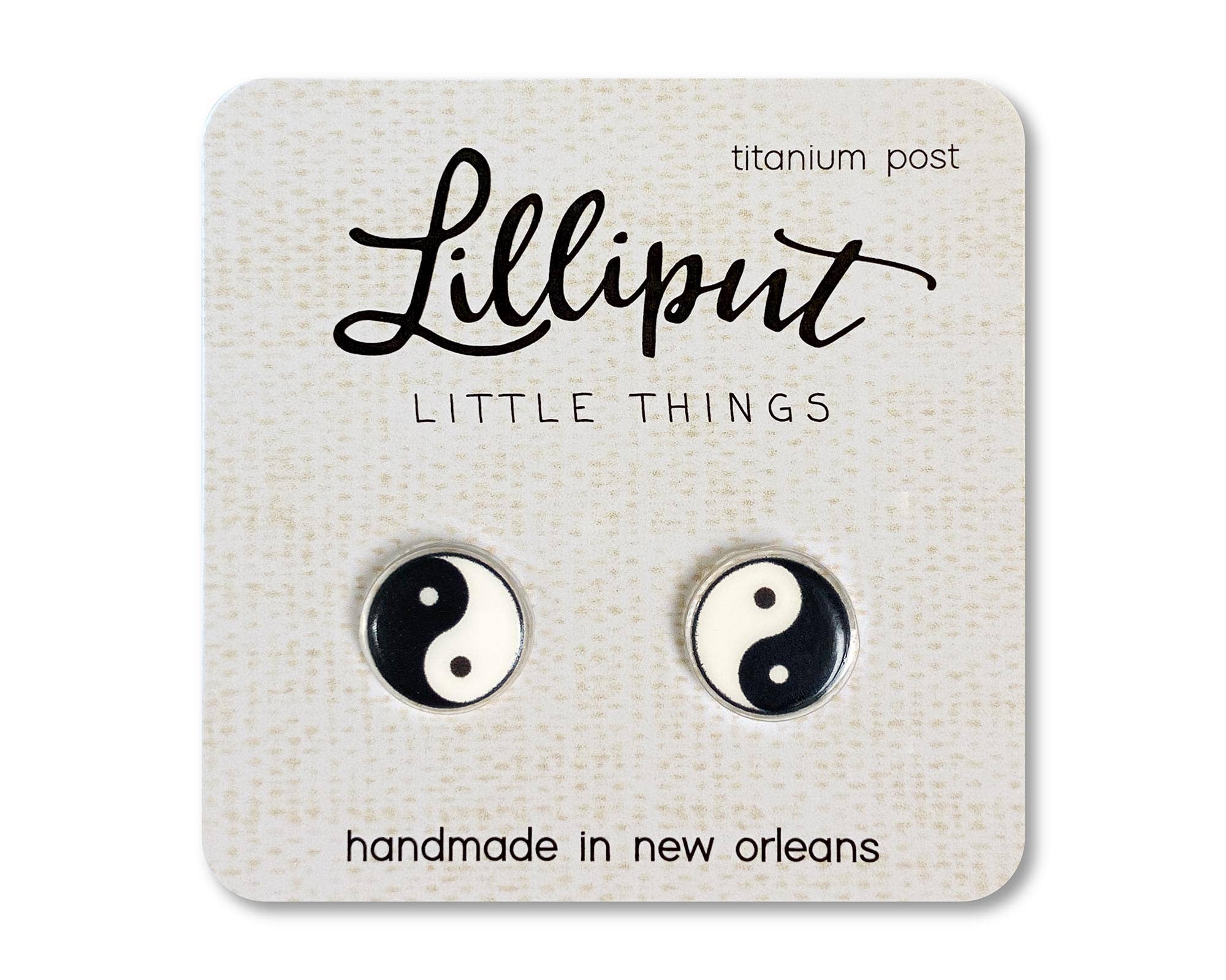 Lilliput Yin Yang Earrings