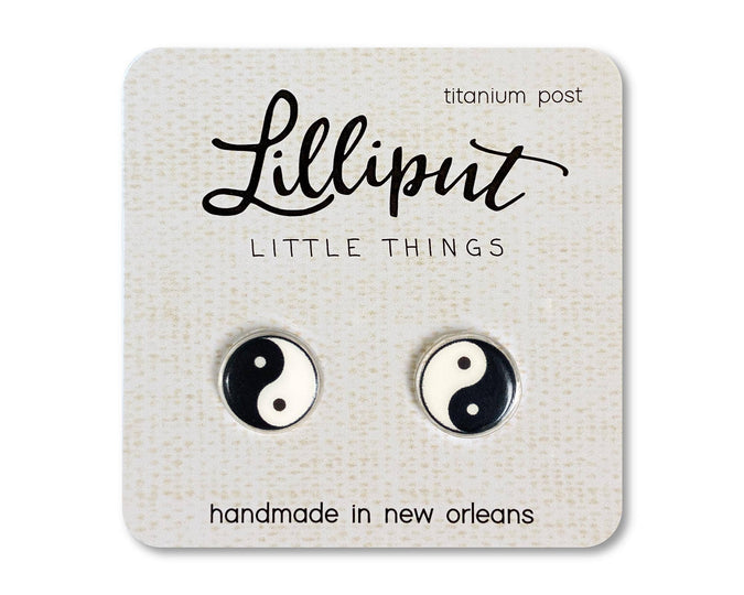 Lilliput Yin Yang Earrings