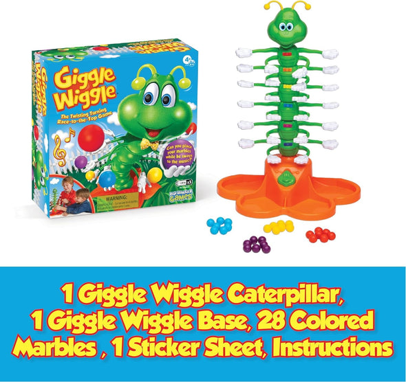 PlayMonster Giggle Wiggle Electronic Caterpillar Kids Board Game