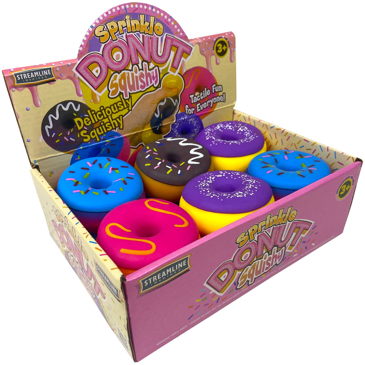 Single Sprinkle Donut Squeeze Toy