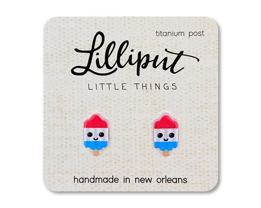 Rocket Pop Earrings // Fourth of July // July 4th