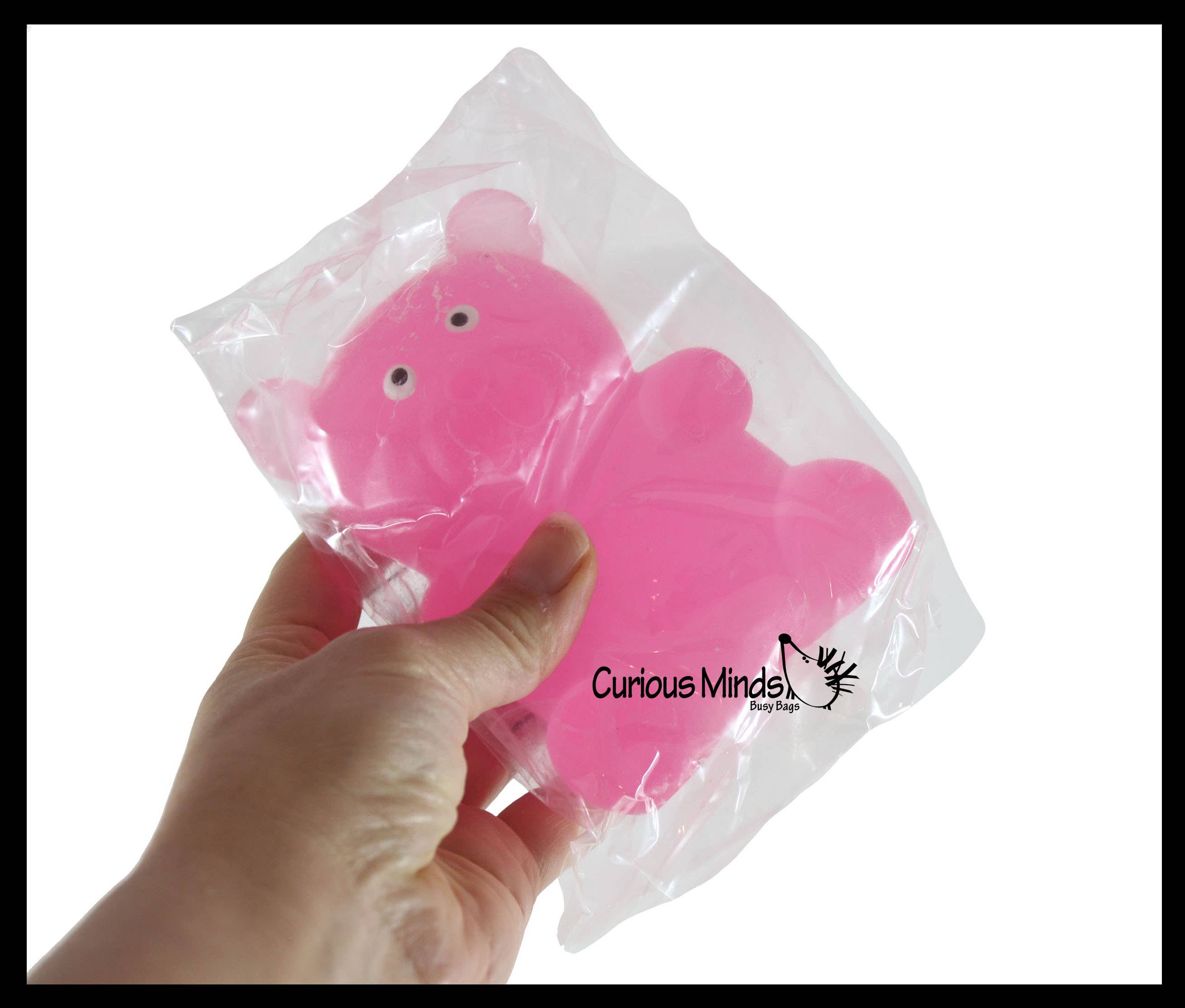 Single Mochi Gummy Bear Squishy Sensory Fidget Toy