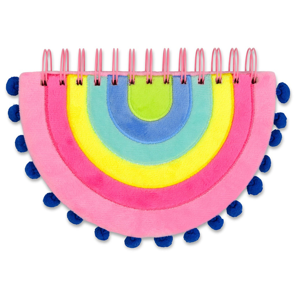 Rainbow Pom Pom Journal