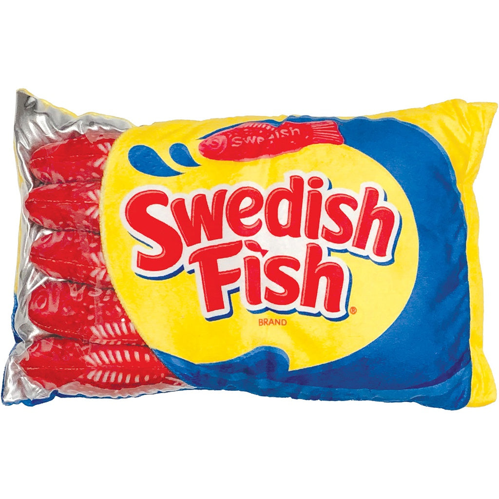 Iscream Swedish Fish Packaging Fleece Decorative Pillow Plush Toy