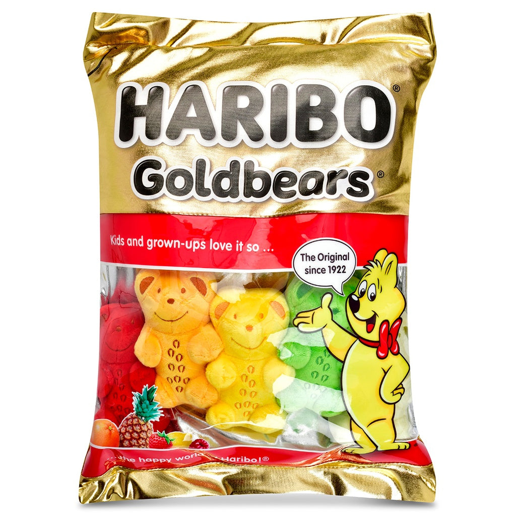 Haribo Gummy Bears Packaging Plush 17in