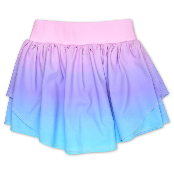 Iscream Youth Purple Ombre Skort Polyester Spandex Blend